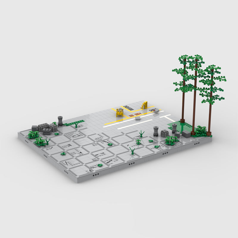 Goat Bricks Star Movie Yavin 4 Rebel Base - Display for Set 75365 Building Blocks Model