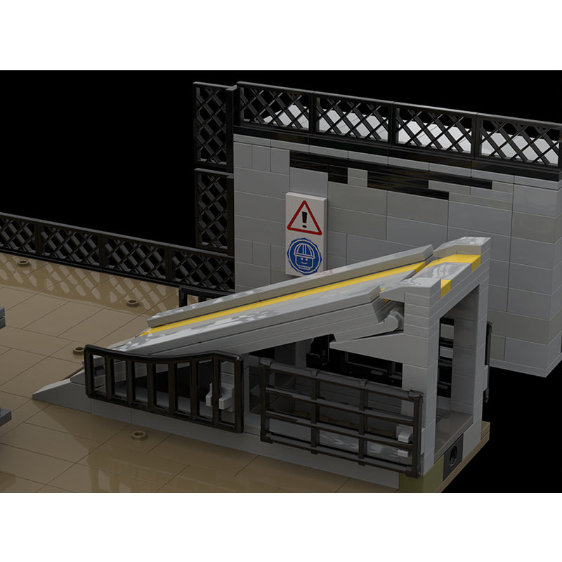 Goat Bricks Halo 3- The Pit: Turret Tower Building Blocks Model