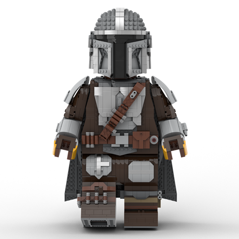 Goat Bricks Star Movie The Mandalorian Mega Figure Model