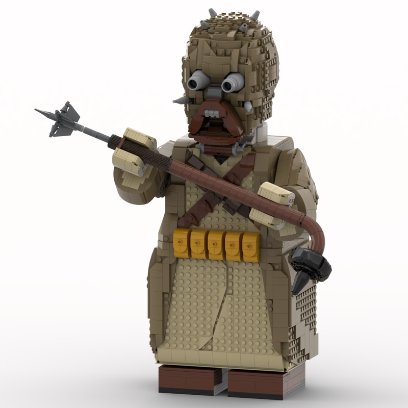 Goat Bricks Star Movie Tusken Raider Mega Figure Model