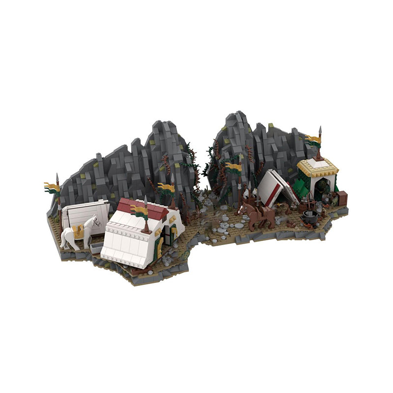 Goat Bricks Marshalling at Dunharrow Building Blocks Model