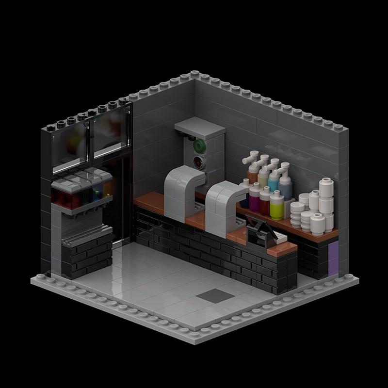 Goat Bricks Mini starbucks Building Blocks Model