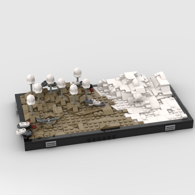 Goat Bricks Star Movie Clone Wars End Scene Building Blocks Model