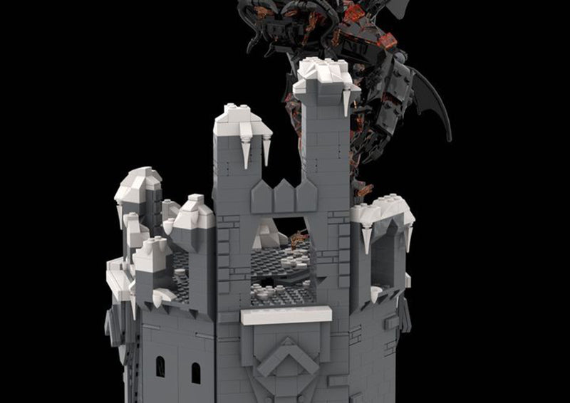 Goat Bricks Durin's Tower Building Blocks Model