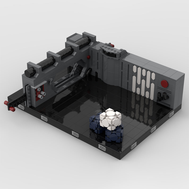 Goat Bricks Star Movie Death Star Diorama Building Blocks Model