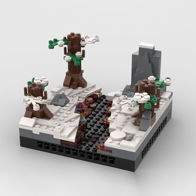 Goat Bricks Star Movie Duel on Starkiller Base MOD Building Blocks Model