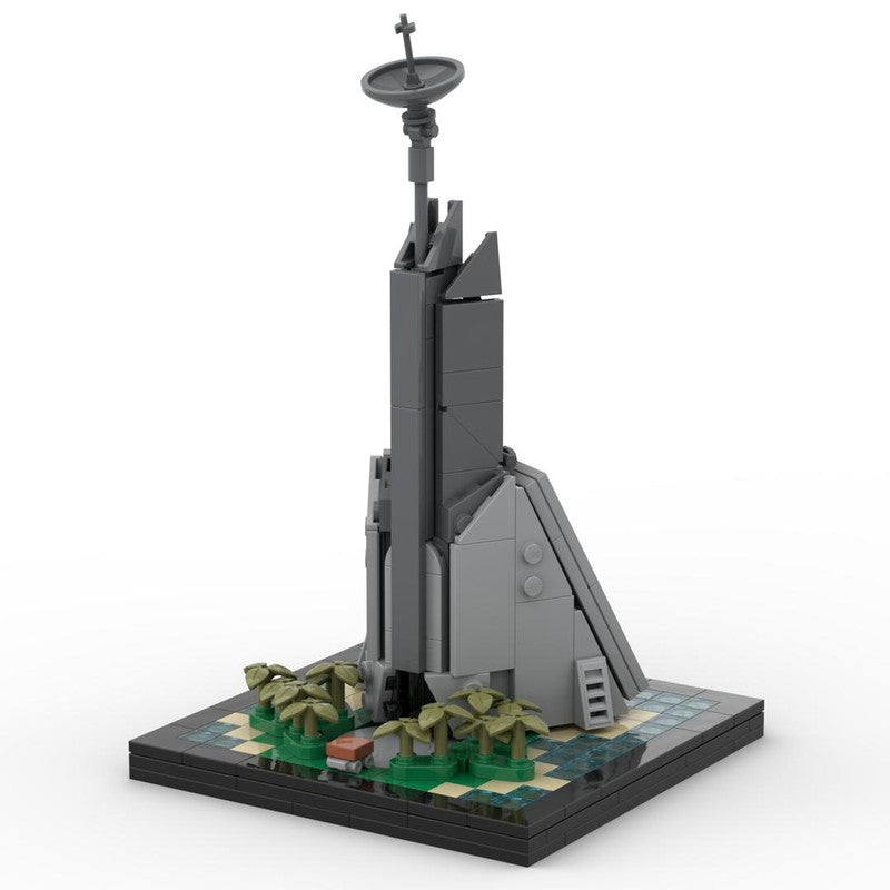 Goat Bricks Star Movie Scarif Citadel Tower - Architecture Scale Building Blocks Model