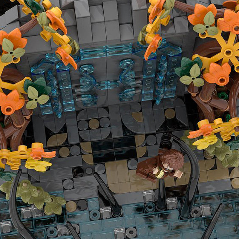 Goat Bricks Doors of Durin-Gates of Moria Building Blocks Model