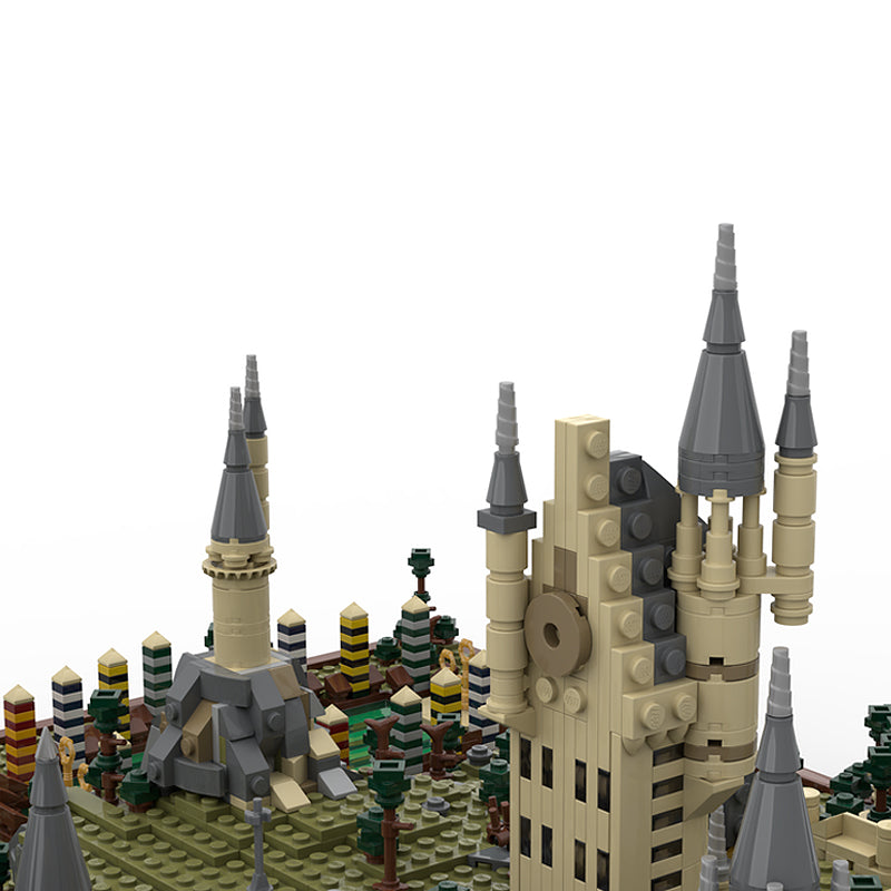 Goat Bricks Harry Potter Hogwarts Castle Epic Detailed Build Building Blocks Model