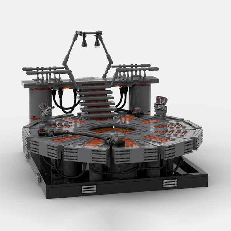 Goat Bricks Star Movie Carbon-freezing chamber Diorama Building Blocks Model
