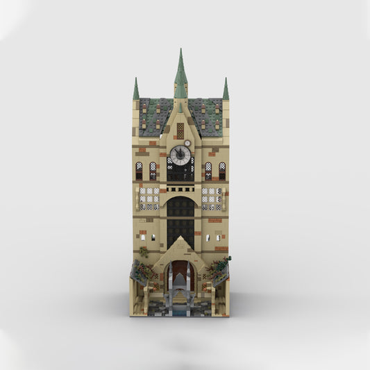 Goat Bricks Magical Movie Clock Tower Building Blocks Model