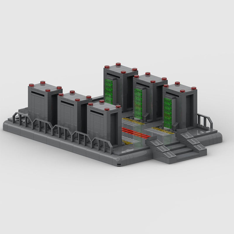 Goat Bricks Star Movie Empire Base - Server Room Building Blocks Model