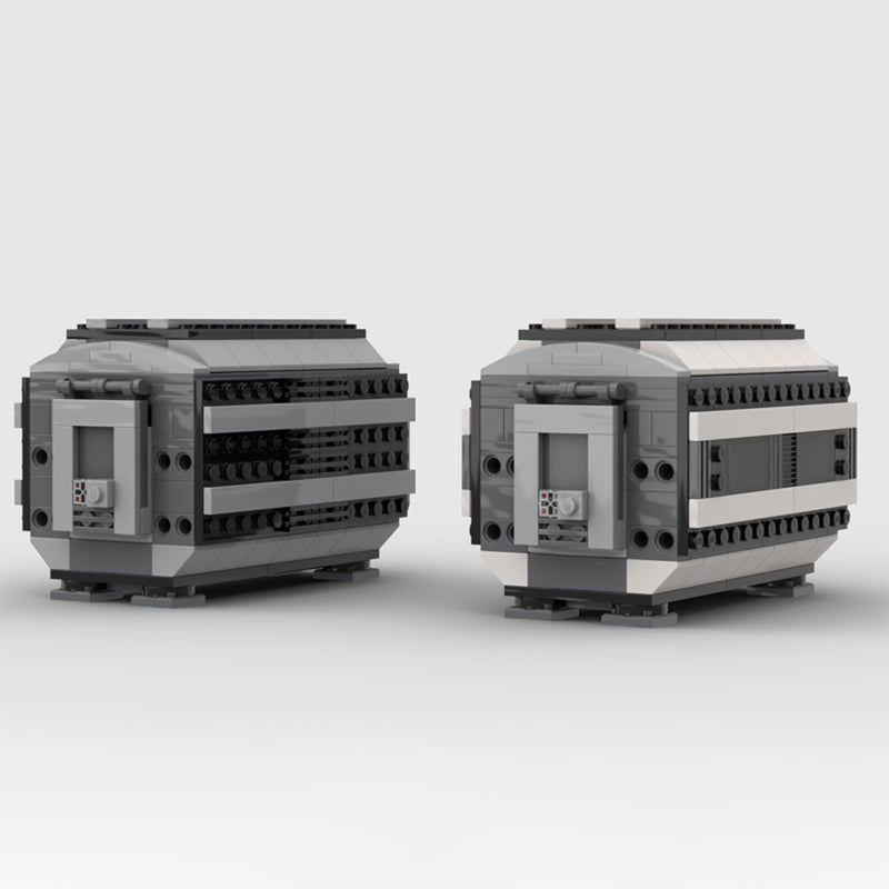 Goat Bricks Star Movie Module: Med Pod and Small Barrack for My Imperial Heavy Freighter Building Blocks Model