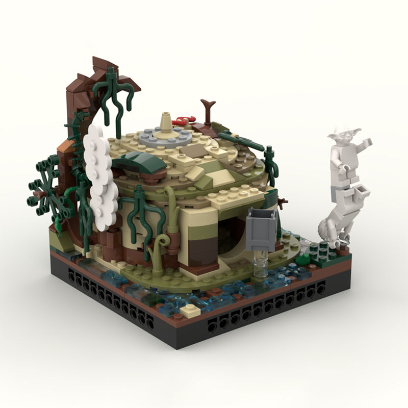 Goat Bricks Star Movie Yoda’s Hut MOD Building Blocks Model