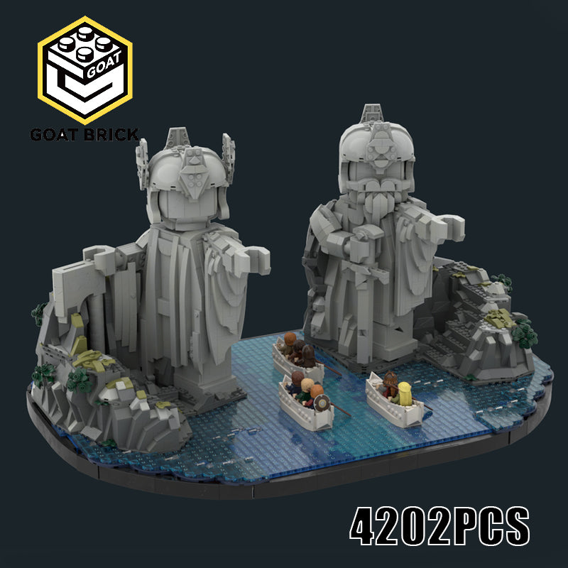 Goat Bricks Argonath - Pillars of Kings Building Blocks Model