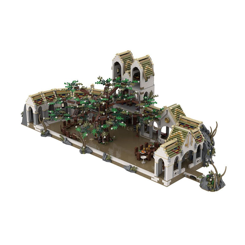 Goat Bricks UCS Rivendell - Council of Elrond Building Blocks Model