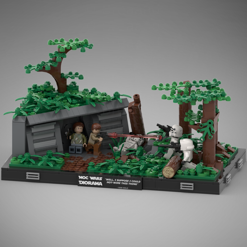 Goat Bricks Star Movie Endor Bunker Building Blocks Model