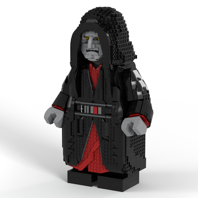 Goat Bricks Star Movie Emperor Palpatine Megafigure - The Rise of Skywalker version Model
