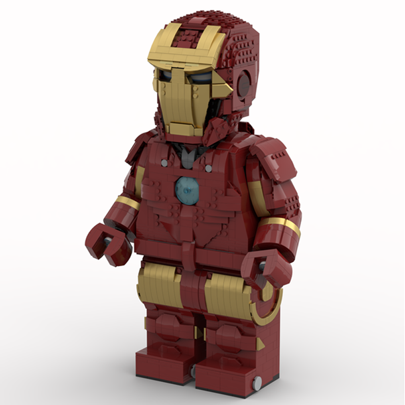 Goat Bricks Star Movie Iron Man Mega Figure Model