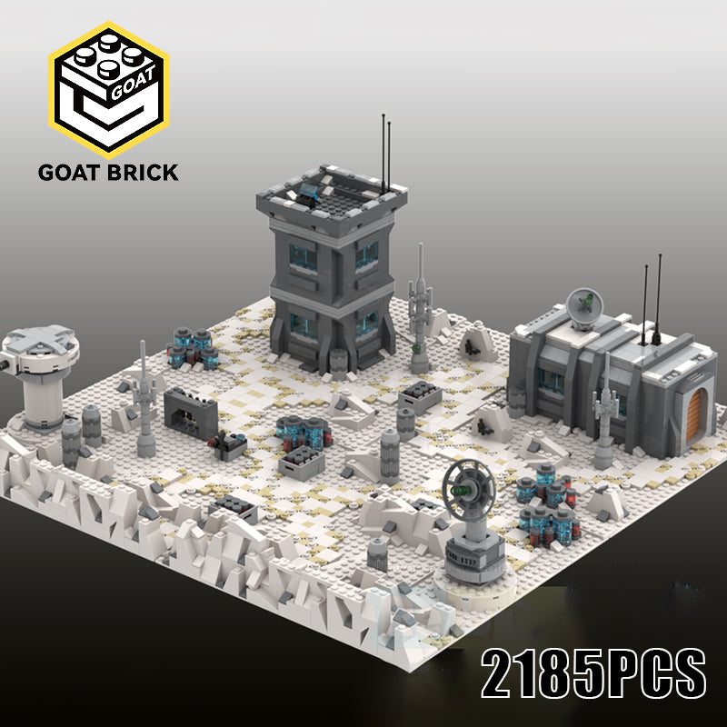 Goat Bricks Star Movie Hoth battle base Building Blocks Model
