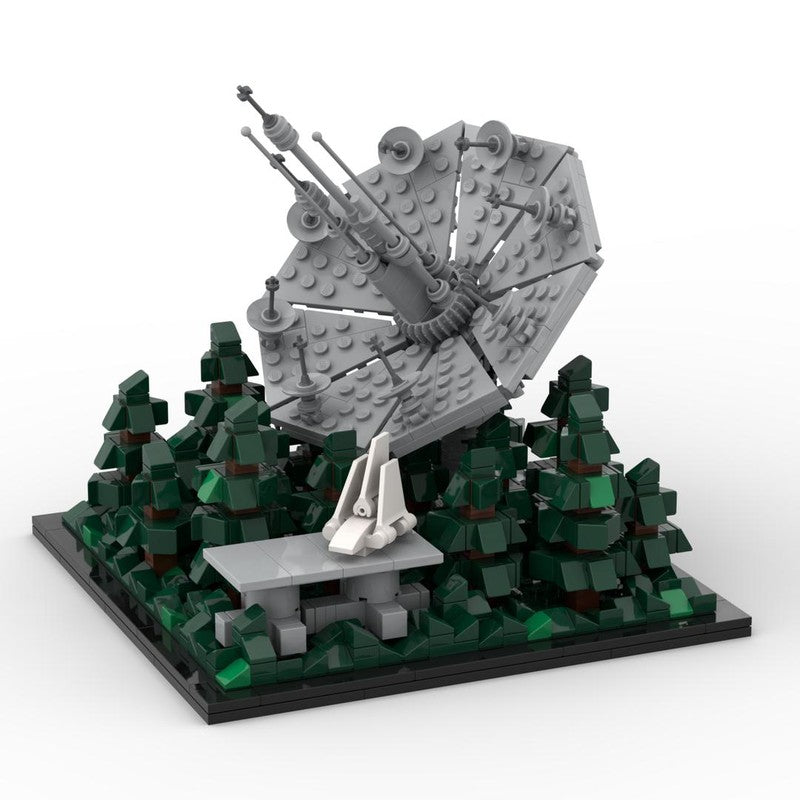 Goat Bricks Star Movie Endor Death Star Shield Generator - Architecture Scale Building Blocks Model