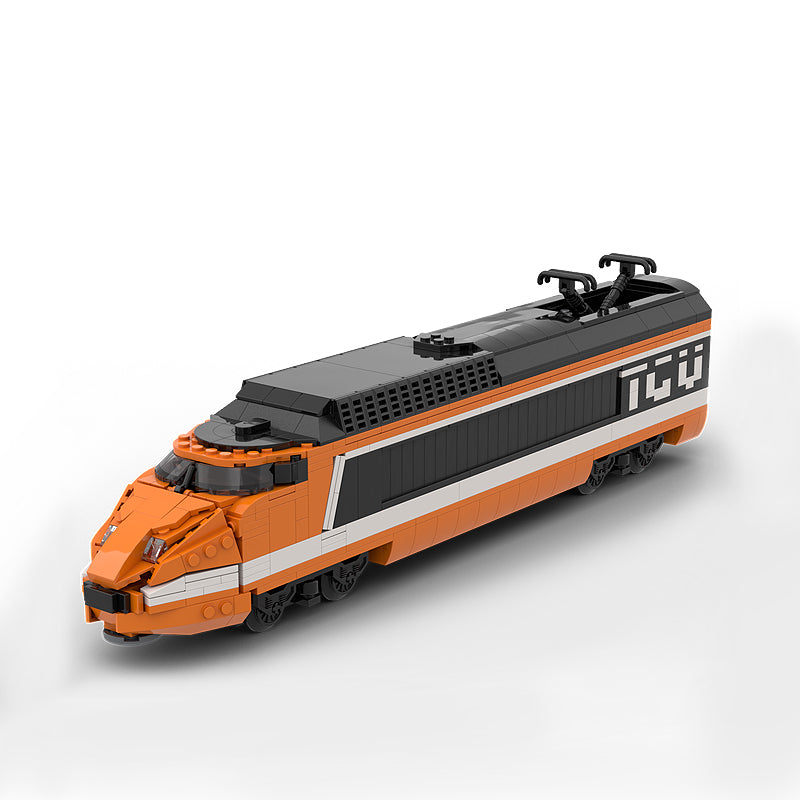 Goat Bricks 8-wide tgv/horizon express Building Blocks Model