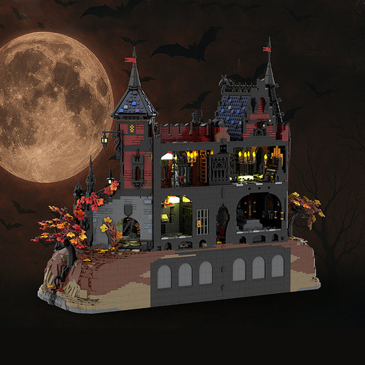 Goat Bricks ADVENTURES IN TRANSYLVANIA by Sleepless Night (BASE UPGRADE) OPEN CASTLE DESIGN Building Blocks Model