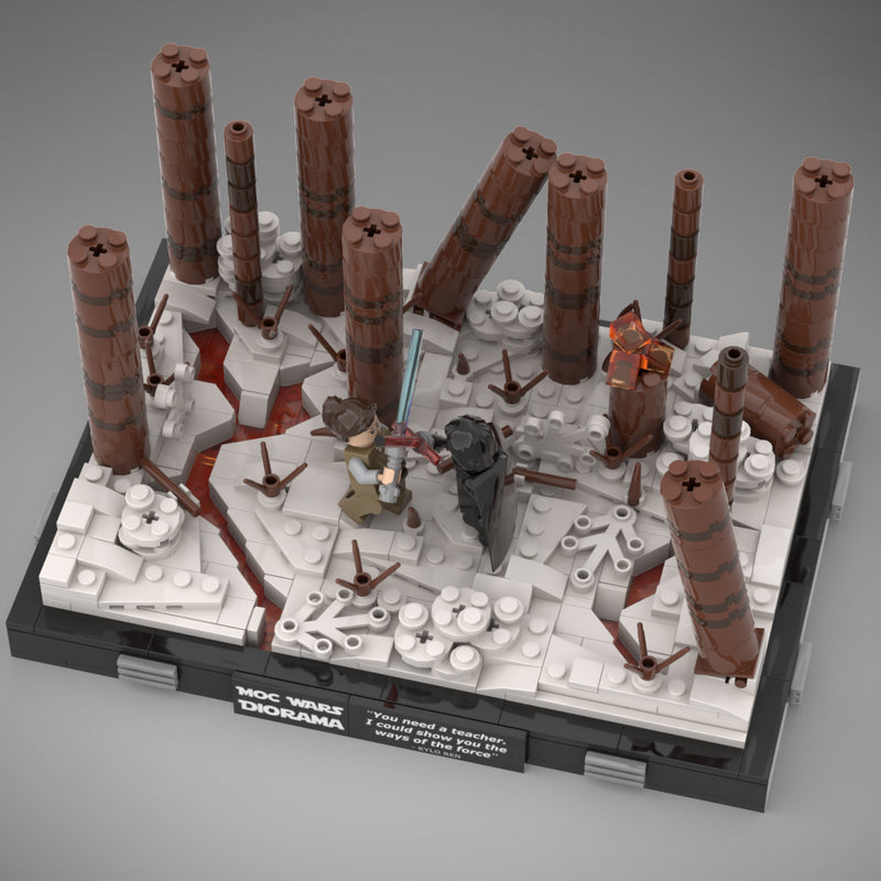 Goat Bricks Star Movie Duel on Starkiller Base Building Blocks Model