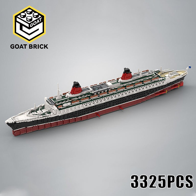 Goat Bricks SS France (Building instructions only) Building Blocks Model