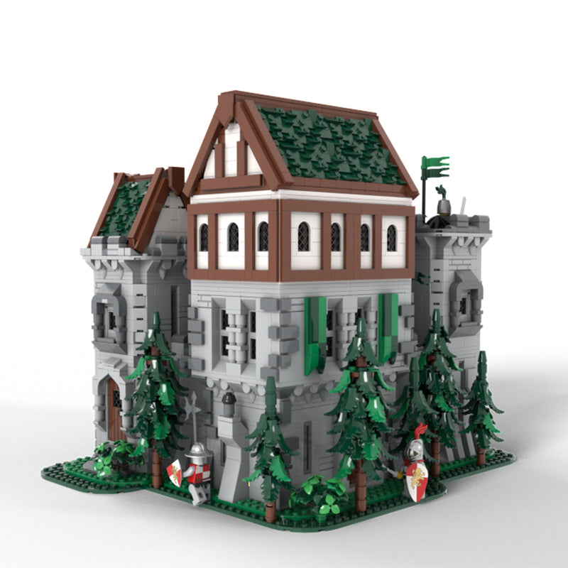 Goat Bricks Green Dragon Knights' Castle Building Blocks Model