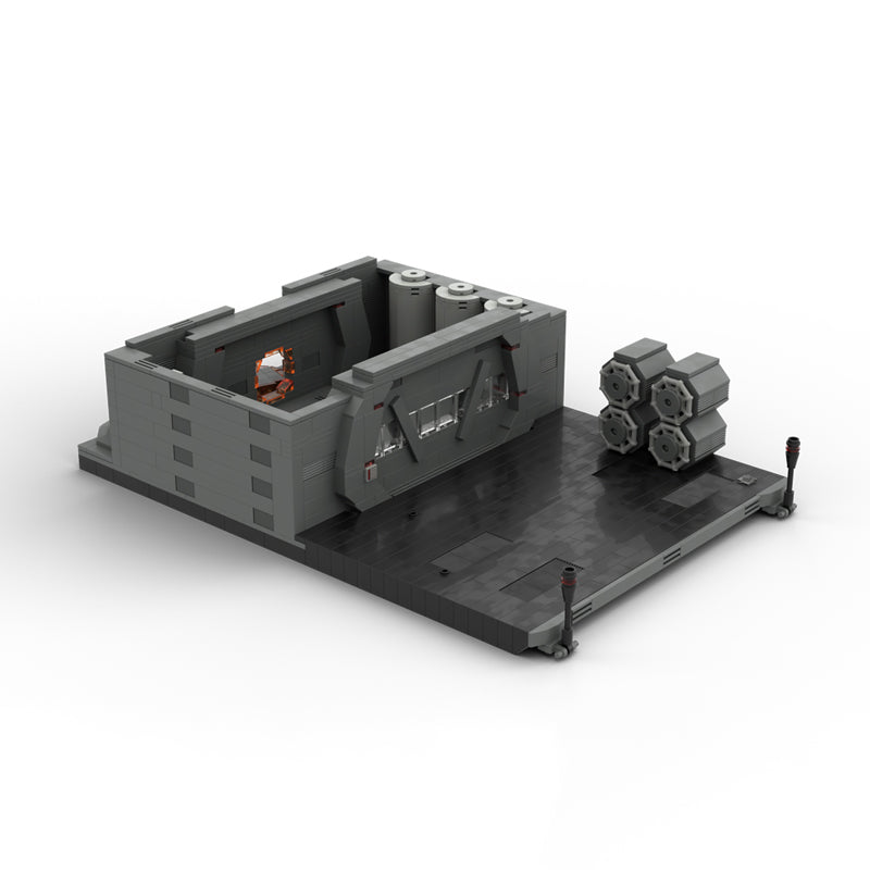 Goat Bricks Star Movie Ambush on Mandalore Building Blocks Model