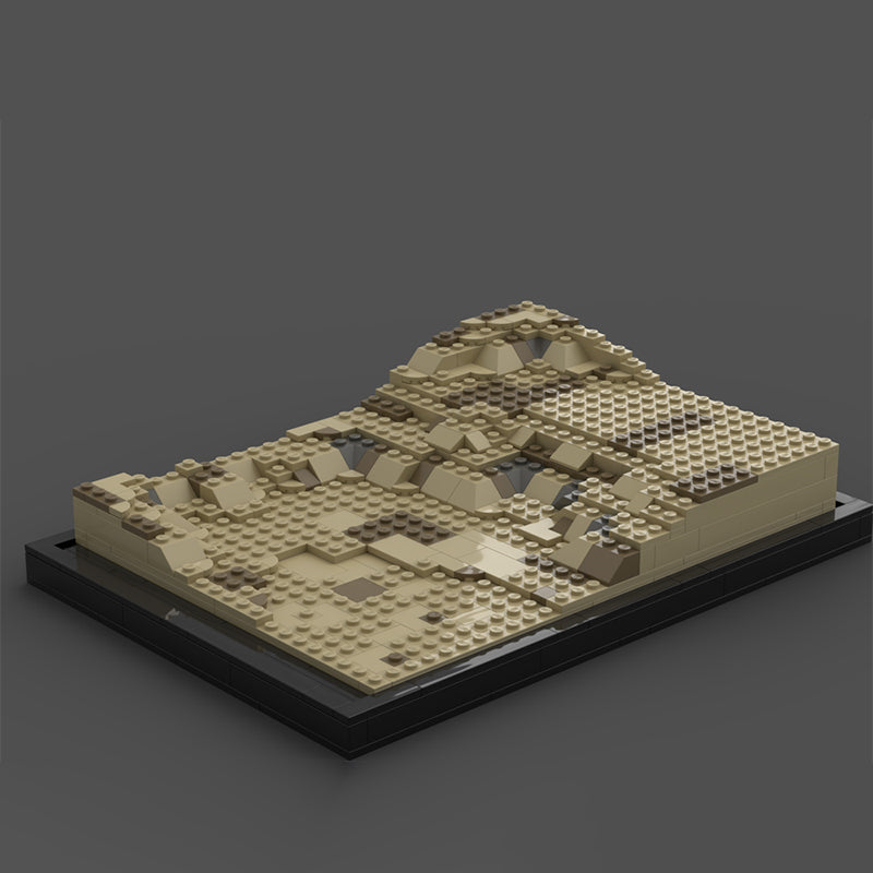 Goat Bricks Star Movie Ambush on Tatootine Building Blocks Model