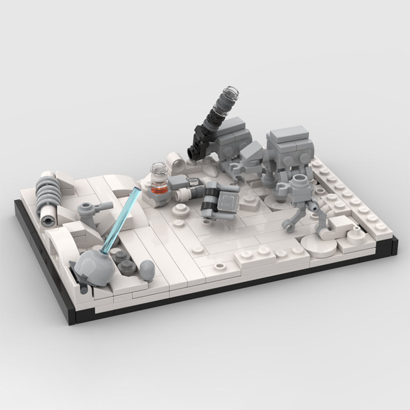Goat Bricks Star Movie Battle of Hoth Building Blocks Model