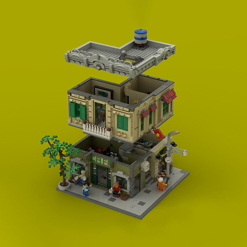 Goat Bricks Ha Noi Old Street Building Blocks Model