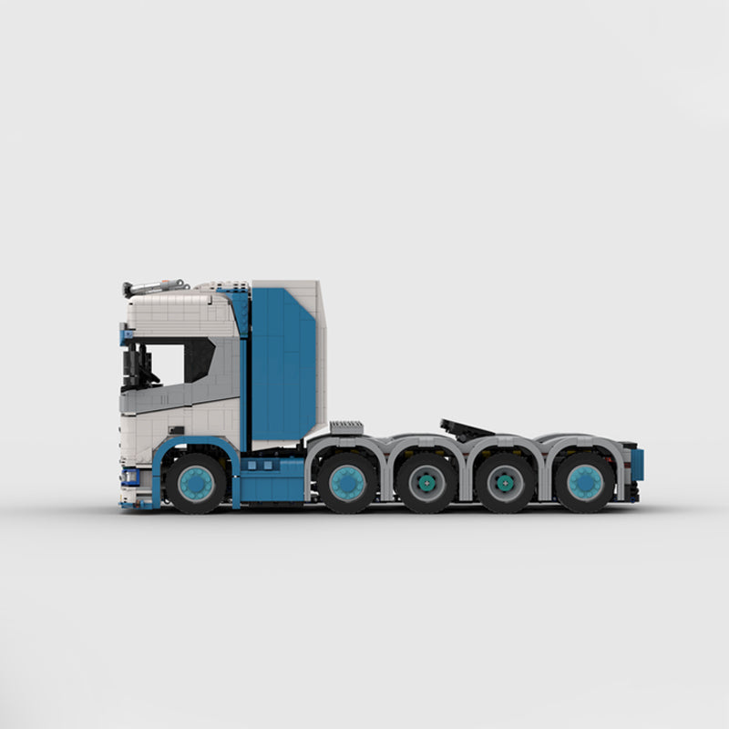 Goat Bricks SCANIA 770s 10x4 tractor(blue) Building Blocks Model