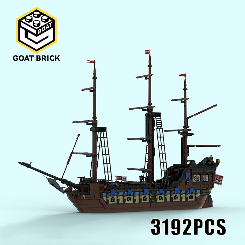 Goat Bricks Imperial Flagship ~ REMASTERED Building Blocks Model