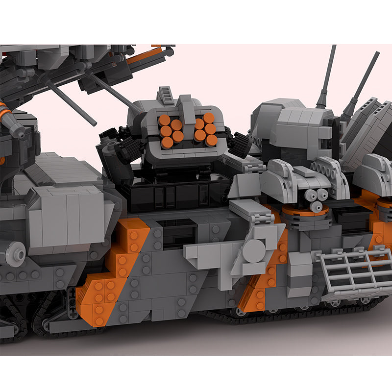 Goat Bricks Alteisen MK.VI (Particle cannon trailer) Building Blocks Model