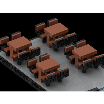 Goat Bricks Starbucks Building Blocks Model