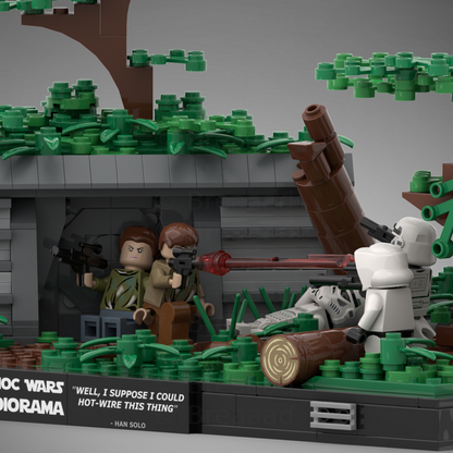 Goat Bricks Star Movie Endor Bunker Building Blocks Model