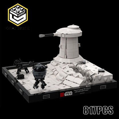 Goat Bricks Star Movie Battle of Hoth Diorama Building Blocks Model