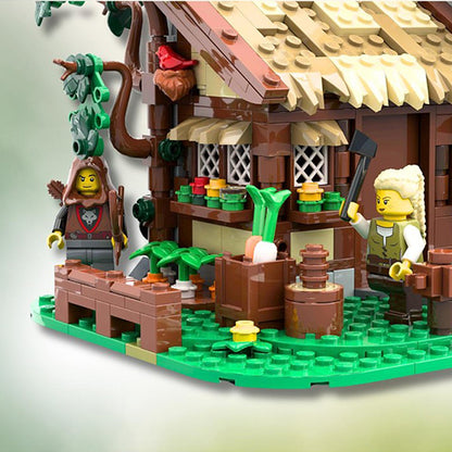 Goat Bricks Medieval Castle Medieval Town Square - Alternate Build Building Blocks Model