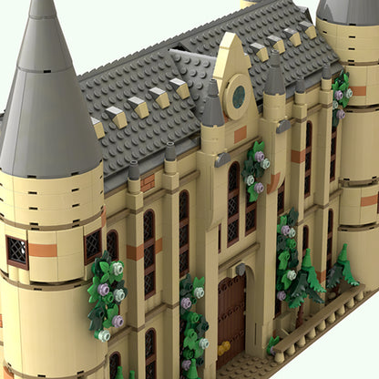 Goat Bricks Magical Movie HP Castle - Viaduct Entrance Merged Building Blocks Model
