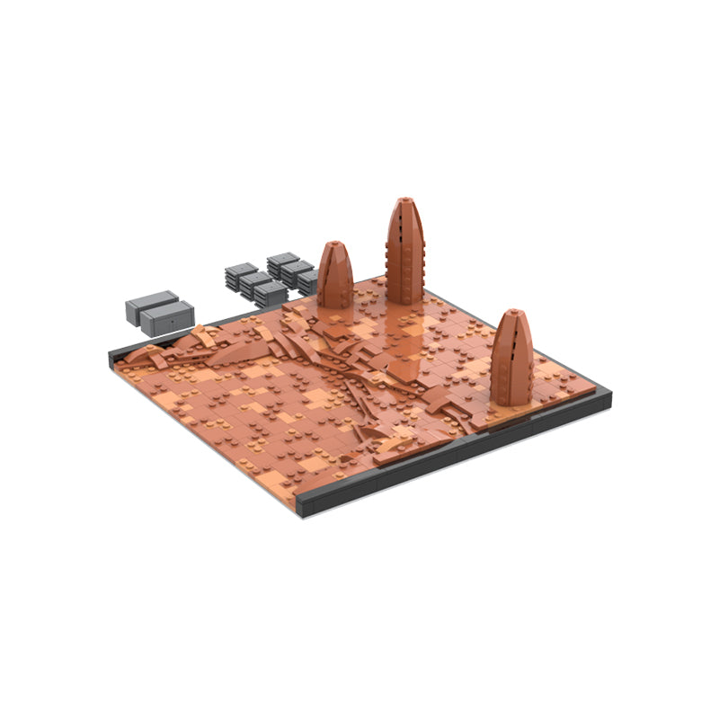 Goat Bricks Star Movie Geonosis Battlefront II Building Blocks Model