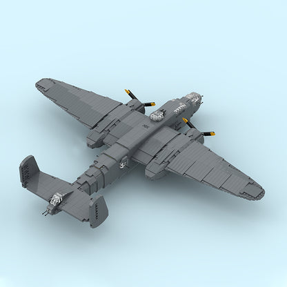 Goat Bricks B-25 Mitchell Building Blocks Model