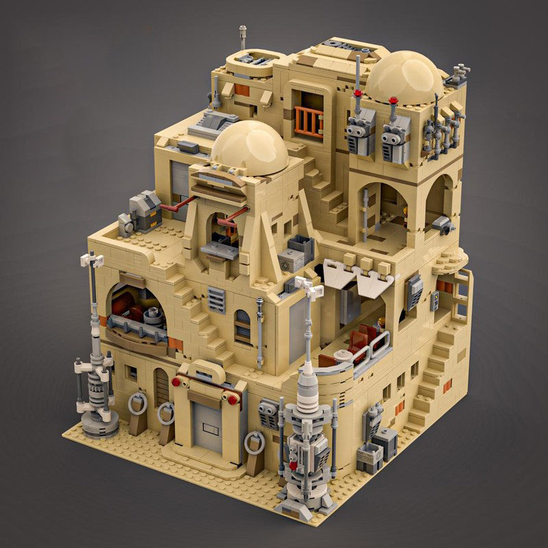 Goat Bricks Star Movie Modular Mos Eisley Cantina Building Blocks Model