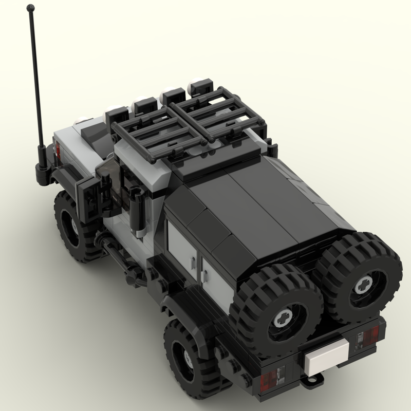 Goat Bricks City Car Off-Road Expeditions Nomad Building Blocks Model