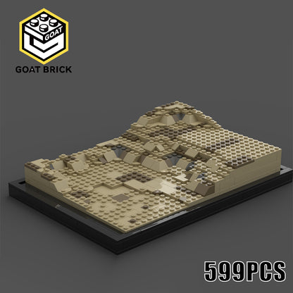 Goat Bricks Star Movie Ambush on Tatootine Building Blocks Model
