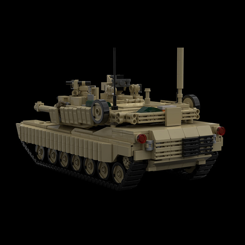 Goat Bricks M1A2 Abrams SEP TUSK V2 Building Blocks Model