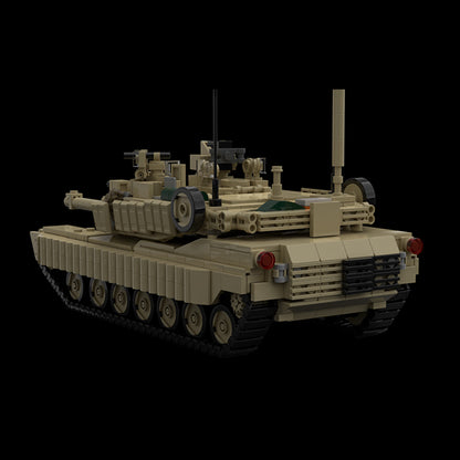 Goat Bricks M1A2 Abrams SEP TUSK V2 Building Blocks Model