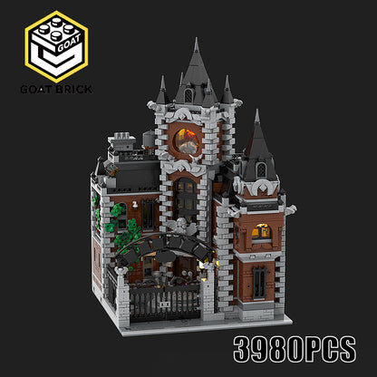 Goat Bricks Arkham Asylum - Expansion (Tower) Building Blocks Model